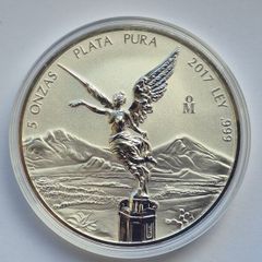 2017 5 oz Mexican Libertad Silver Bullion Coin