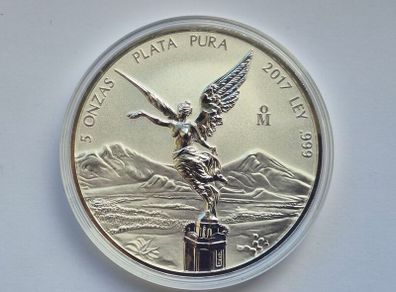 2017 5 oz Mexican Libertad Silver Bullion Coin