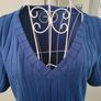 royal blue v neck dress Image 3
