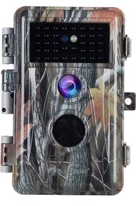 Wildlife Camera, 24MP 1296P Trail Cameras with 120 Degree Wide Angle Motion Sensor, IP66 Waterproof Animal Camera with Night Vision Motion Activated for Garden Wildlife Observation (FREE POSTAGE)