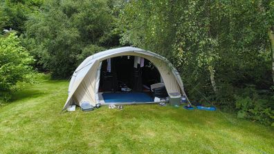 QUECHUA  6-person, 3-bedroom inflatable camping tent, Air Seconds 6.3, Fresh & Black