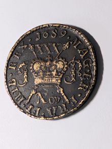 Gunmoney Halfcrown 1689
