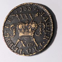 Gunmoney Halfcrown 1689