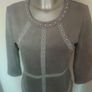 Cameo Rose Pale Grey Studded Suedette stretchy dress size UK12 EU40 Perfect condition Postage included Image 3