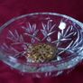 Killarney Crystal Cut Crystal Glass With Number 21 Lidded Jewelry Dish / Bowl With 22 Carat Gold Cover Handle and Footed Base Finishing Made In Ireland Image 7