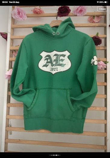 hoodie American eagle retro green shamrock special edition hoodie x small