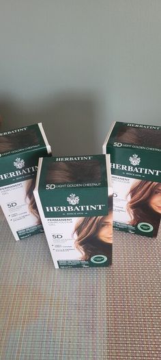 3 Boxes Herbatint Hair Colour/Dye