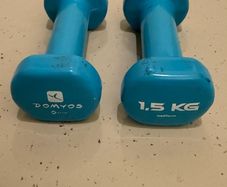 2 dumbells Domyos 1.5kg