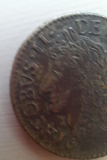 May  1690 Gunmoney Halfcrown .