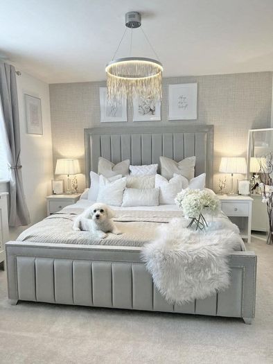 Brand New  Double Frame Beds Available With Optional Ottoman Storage & Tufted Memory Foam Mattresses