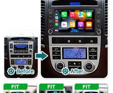 2 DIN Android 15 AUTO Wireless CarPlay Car Radio Stereo 7" Screen For Hyundai Santa Fe 2006-2012 Bluetooth Multimedia player Navigation GPS
