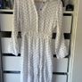Top shop white black spot dress Image 3