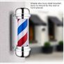 Rotating Strips LED Barber Pole Light Red White Blue Image 2
