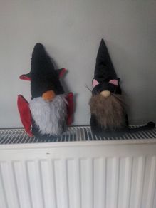 Halloween Dracula and Black Cat Gonks