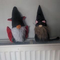 Halloween Dracula and Black Cat Gonks
