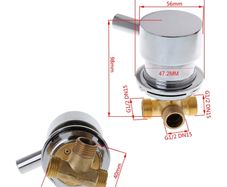 Cold and hot water mixer