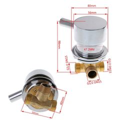 Cold and hot water mixer