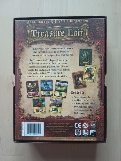 Treasure Lair Fantasy Board Game AEG Games 2016