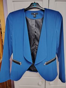 HM Blue Blazer Jacket Size 38