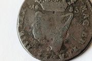 1683 Irish Halfpenny, Charles 11