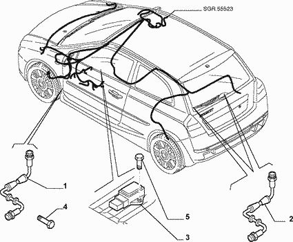 Rear ABS Sensor (Fiat Stilo)