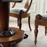 William IV style flame mahogany table & chairs Image 10