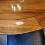 Round wooden table and four chairs Image 6