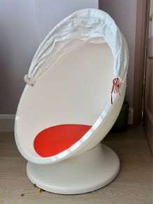 Ikea Lomsk Kids Swivel Egg Sensory Chair