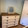 Cream Solid Oak Bedroom Furniture Set Image 2