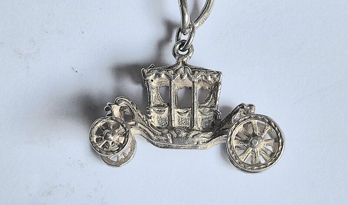 Vintage Irish Sterling Silver 14pc Charm Bracelet, Thomas O'Connor Charm Maker. Inc 1942 Pre Decimal Threepence, Dated Heart Padlock, Dublin Hallmarked