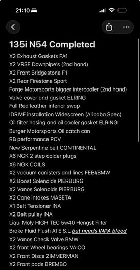 BMW 135i N54 E82 breaking