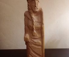 And carved Irish Book end