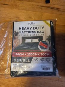Volila Heavy Duty Double Mattress Bag (150cm x 230cm x 30cm).