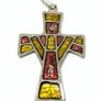 Mid Century cross pendant Image 2