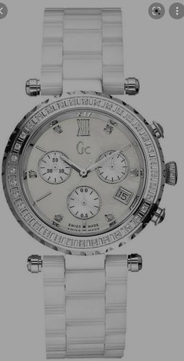 GC Diver Chic Diamond Watch GC 01500M1 in White