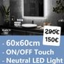 LED Bathroom Mirror Flowing LED Image 2
