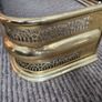 19th Cent pierced brass fender Image 3