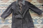 Classic woolen women's mid coat