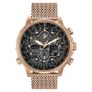 Citizen Navihawk A-T Rose Gold Mesh Watch Image 3