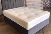Double bed double bed, headboard and mattress included