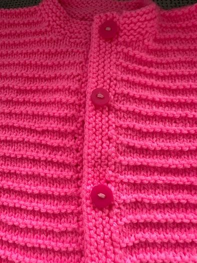 knitting  baby cardigan