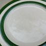 Tg Green side plates/ Cloverleaf / Cornishware green stripe Image 4
