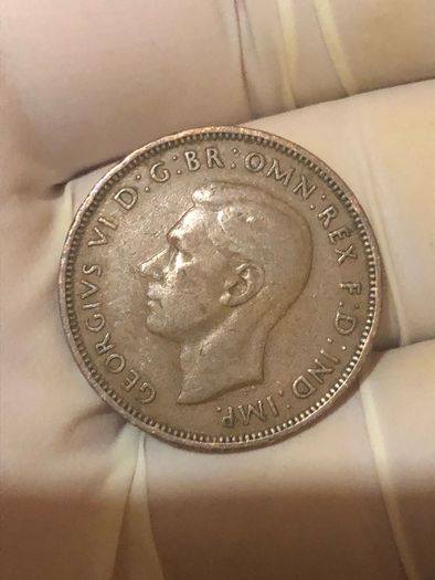 George VI half penny  x 36 Pictures