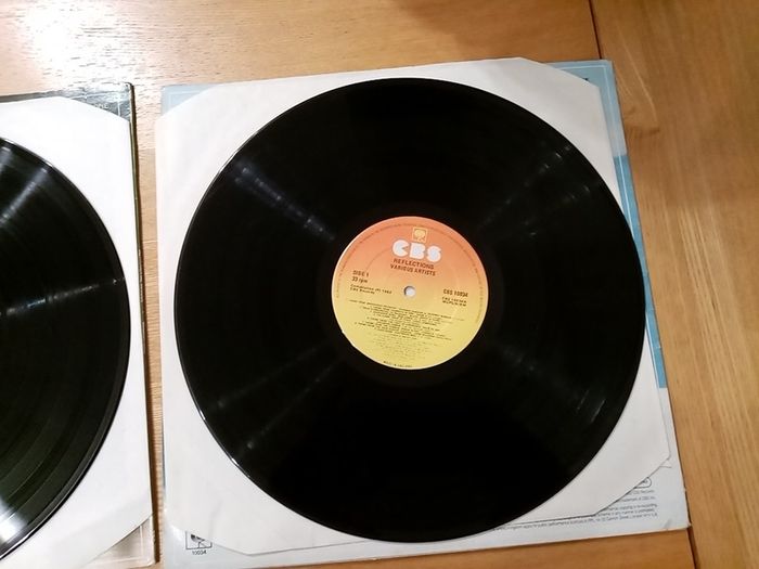 REFLECTIONS. IMAGINATIONS. instrumentals, original artists, compilation albums. 1982, 1983 Irish Pressings. Vinyl Record Album. Various artists.