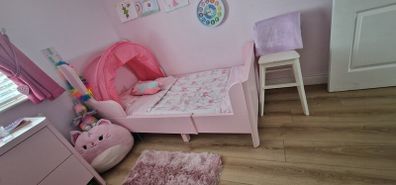 Ikea Pink Girls Bed