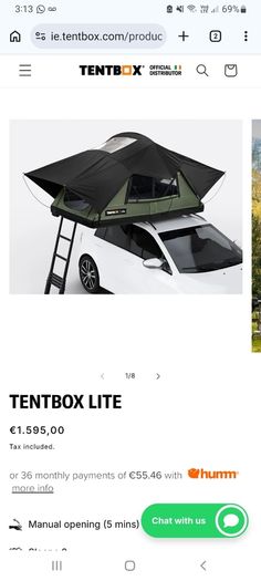 Tent Box Brand New