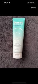 Burst fluoride free wild mint whitening anti plaque toothpaste