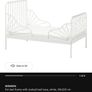 IKEA Minnen Extendable Kids Bed with Slatted Base and Mattress Image 3