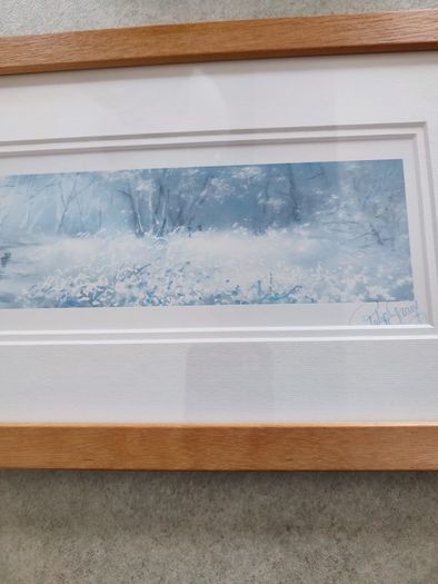 Through earthen riches framed picture print signed by Phillipe Gray.