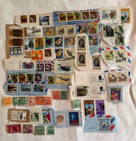 New Zealand stamp bundle from 1935 until 1985